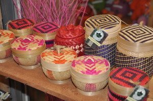 Cambodian Fair Trade products at a local market